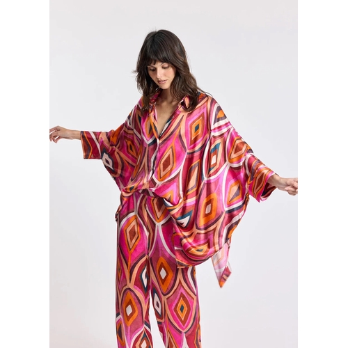 BLOUSE EDENE MATIS - LAUREN VIDAL - IMPRIME PLUM - 1