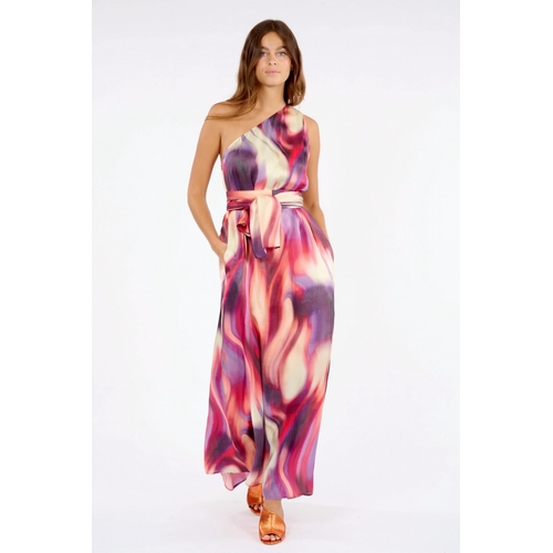 ROBE MARISA TOPAZE - LAUREN VIDAL - IMPRIME FLAM - 2