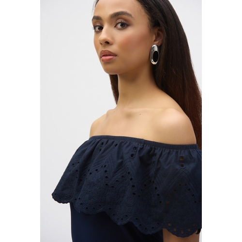 HAUT 252134 - RIBKOFF - BLEU MARINE - 2