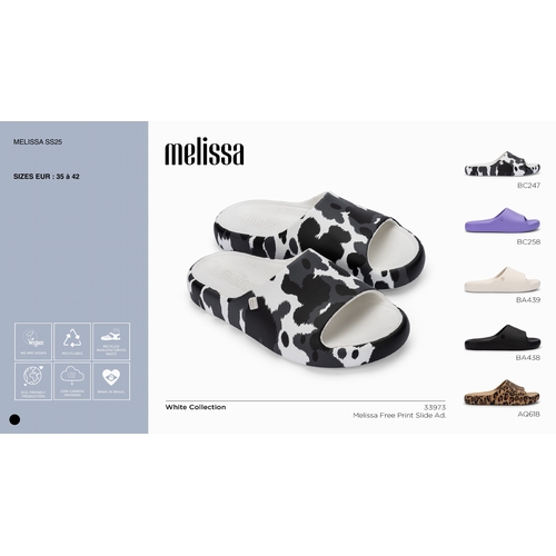 CHAUS 33973 FREE PRINT - MELISSA - NOIR ET BLANC - 1