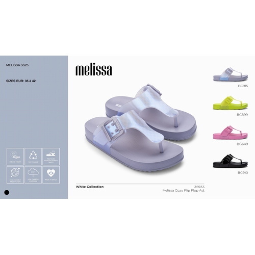 CHAUS 35933 COZY FLIP FLOP - MELISSA - LAVANDE - 1