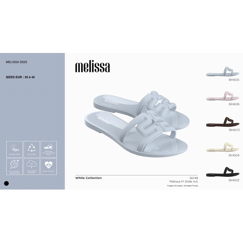 CHAUS 36148 M SLIDE - MELISSA - BLEU CIEL - 1