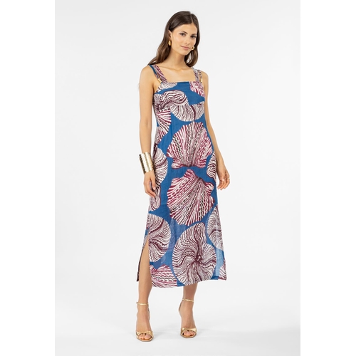 ROBE L 4059 BLAIR - BLEU BLANC ROUGE - IMPRIME - 1