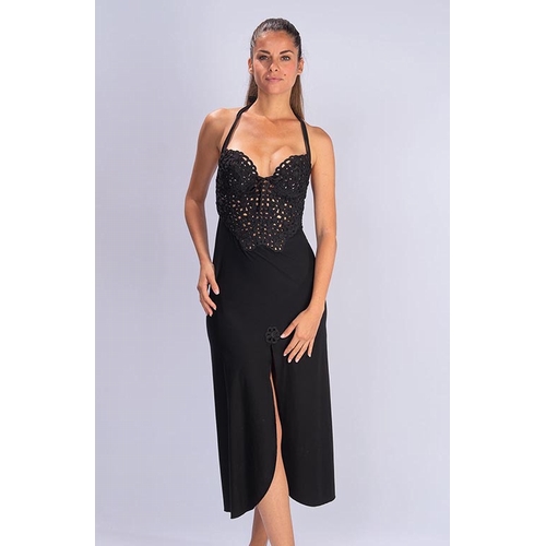 ROBE CHALOUPE25 6548 - N.OLIVIER - NOIR - 1