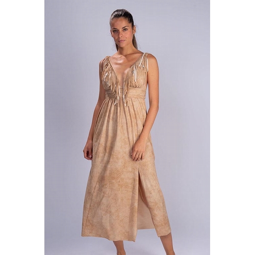 ROBE ITACO 6501 - N.OLIVIER - BEIGE - 1