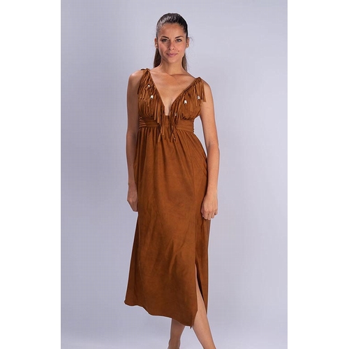 ROBE ITACO 6501 - N.OLIVIER - MARRON CLAIR - 1