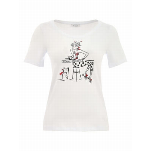 TEE SHIRT 25100 - DOLCEZZA - BLANC - 1