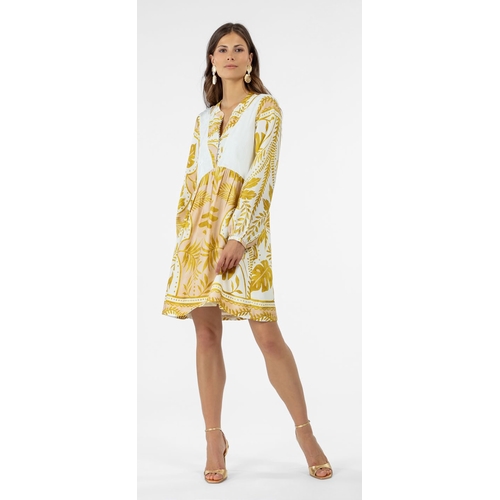 ROBE 4036 CHIARA - BLEU BLANC ROUGE - IMPRIME - 1