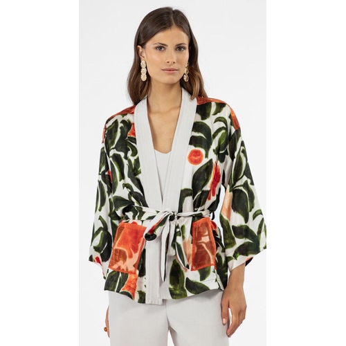 KIMONO 4052 CONNOR - BLEU BLANC ROUGE - IMPRIME - 1