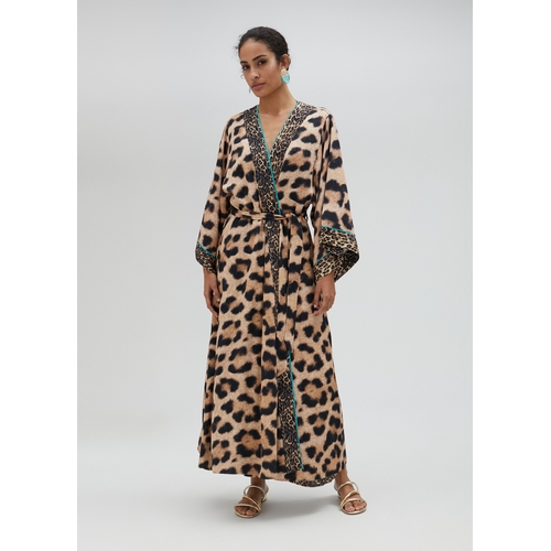 KIMONO L LS2516045 - LOLA CASADEMUNT - LEOPARD - 1