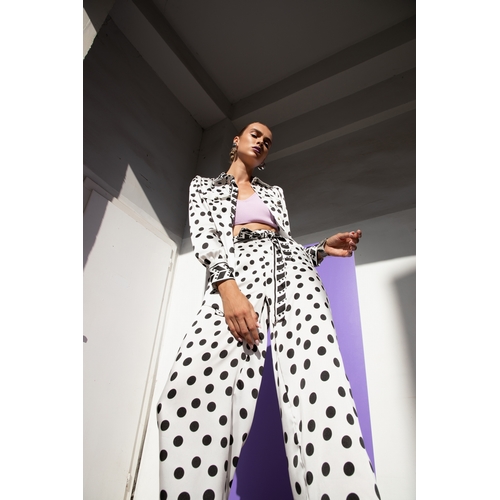 PANTALON A VERSUS - LESLIE - POIS - 1