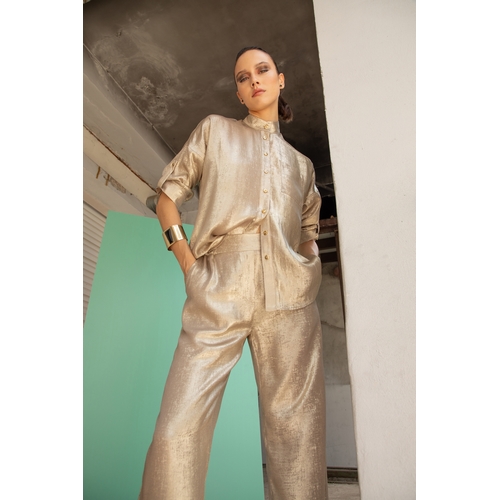 PANTALON N VICTOIRE - LESLIE - PLATINE - 1