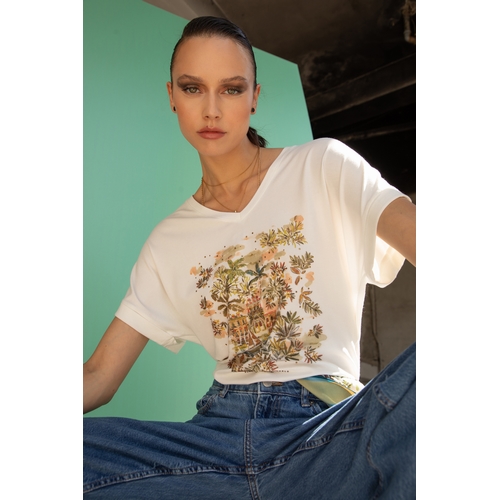 TEE SHIRT C VICTOIRE - LESLIE - IMPRIME - 1