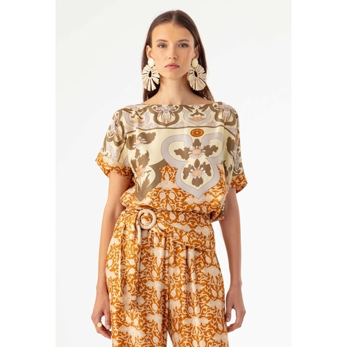 HAUT 4020 JUSTINE* - BLEU BLANC ROUGE - IMPRIME - 1