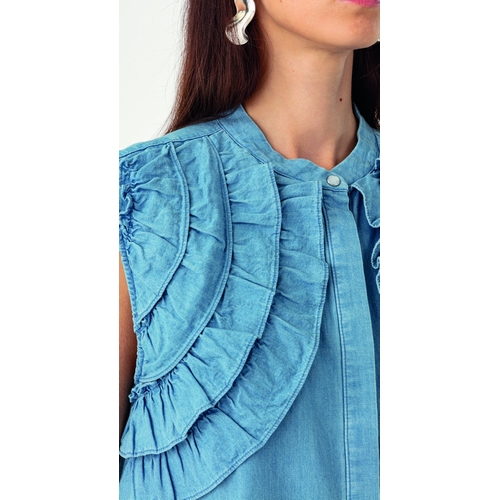 HAUT 4066 NAOMI* - BLEU BLANC ROUGE - BLEU CIEL - 1