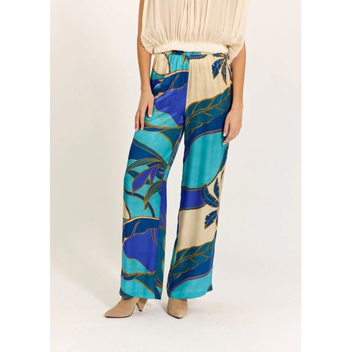 PANTALON LOLE MINORCA* - LAUREN VIDAL - IMPRIME TURKIS - 1