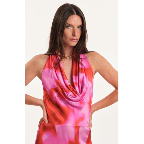 ROBE SOLEA FIDJI - LAUREN VIDAL - IMPRIME ROSE - 2