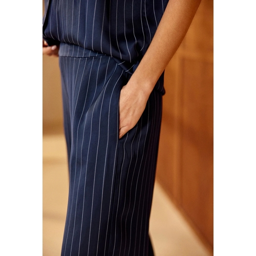 PANTALON NORI ARUBA* - LAUREN VIDAL - BLEU MARINE - 2