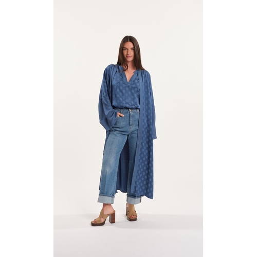 PANTALON VAL ELIO - LAUREN VIDAL - DENIM MOYEN - 1