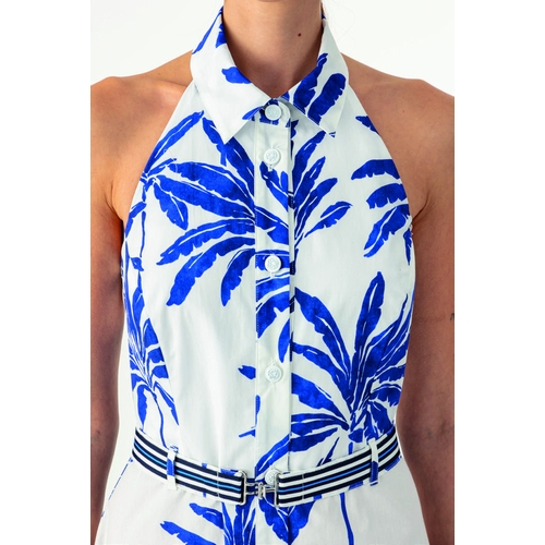 ROBE L 4077 LENA - BLEU BLANC ROUGE - IMPRIME - 2