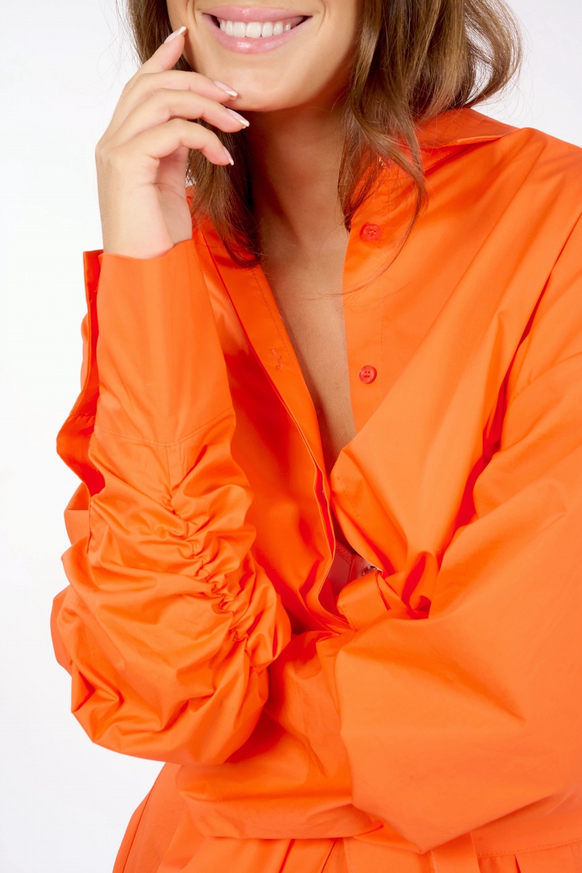 BLOUSE ADELE DAHLIA - LAUREN VIDAL - ORANGE