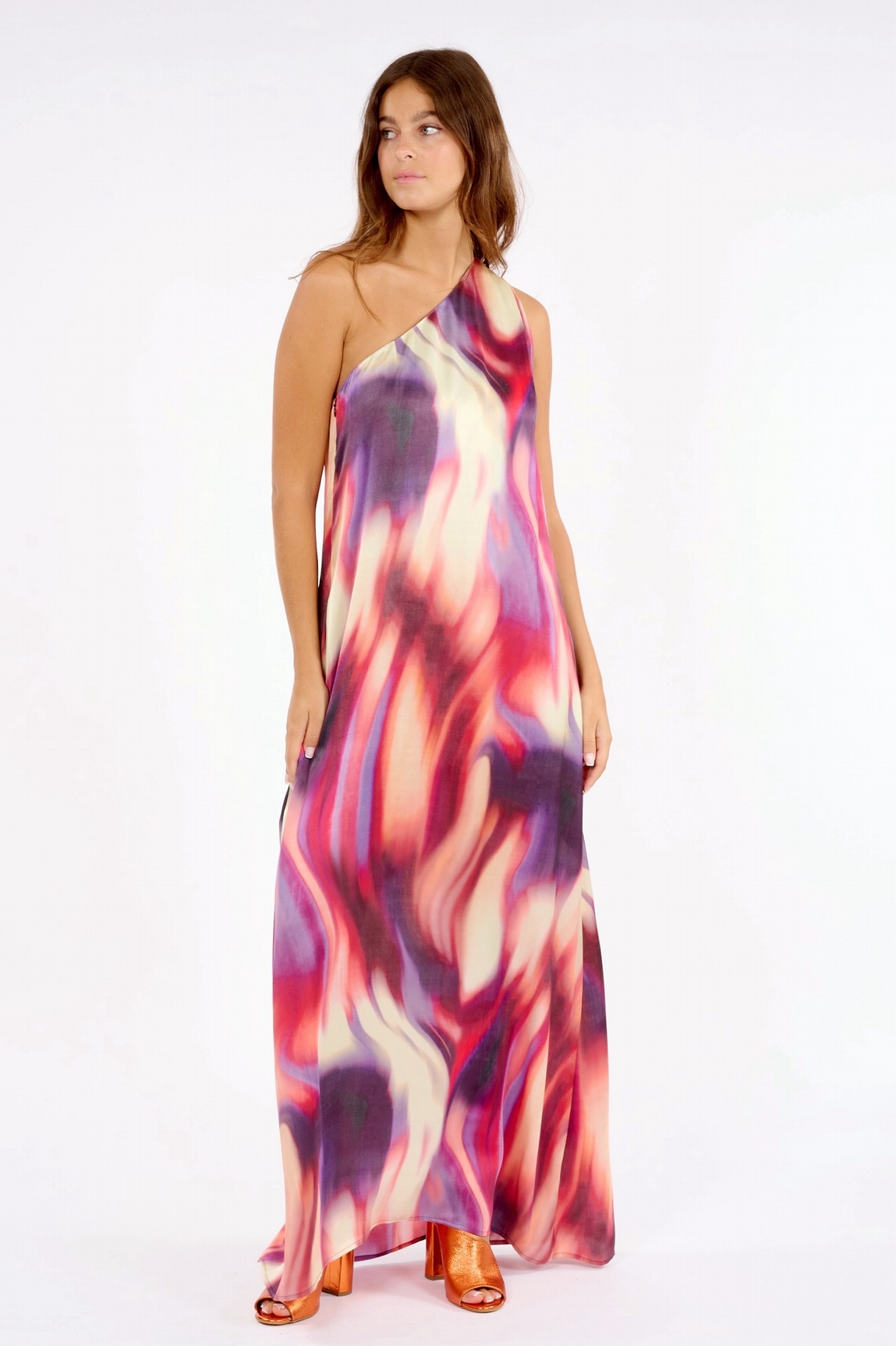 ROBE MARISA TOPAZE - LAUREN VIDAL - IMPRIME FLAM