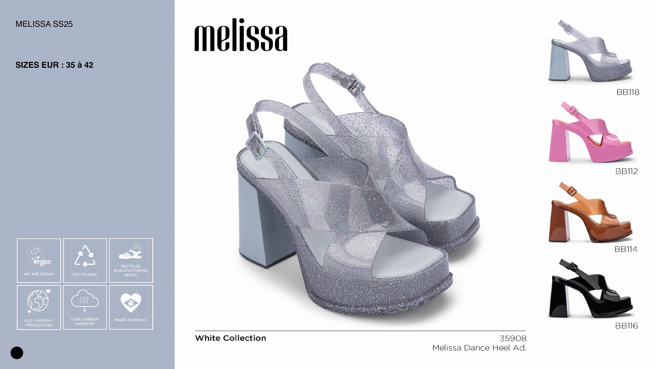 CHAUS 35908 DANCE HEEL - MELISSA - GRIS