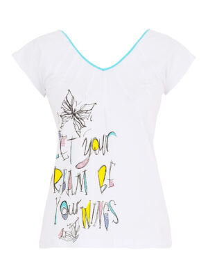 TEE SHIRT 25610 - DOLCEZZA - BLANC