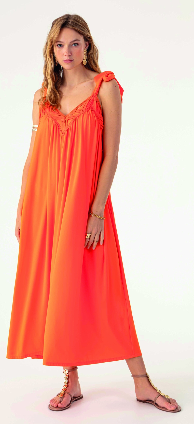 ROBE L 2046 DIANE - INDIES - ORANGE