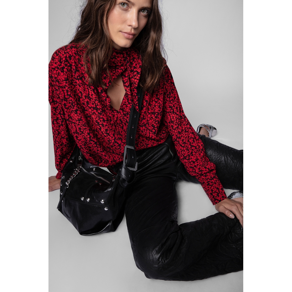le cecilia patchwork studs bag