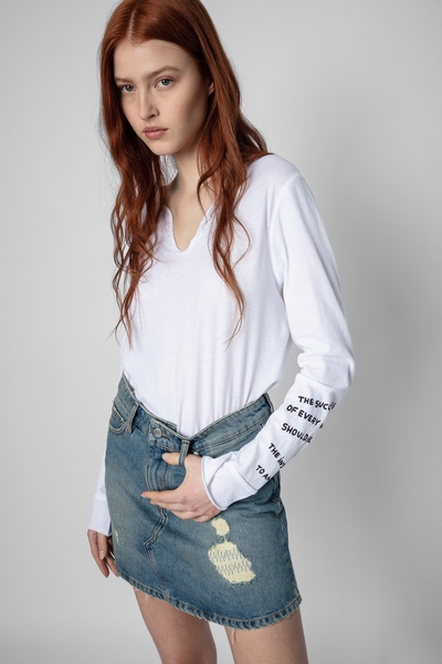 BAND OF SISTERS HENLEY T-SHIRT