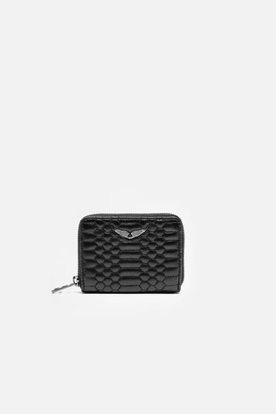 Padded wallet by Zadig&Voltaire, lambskin, credit card