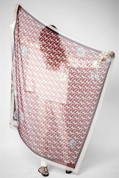 Zadig&Voltaire patterned scarf from the Ecofriendly capsule