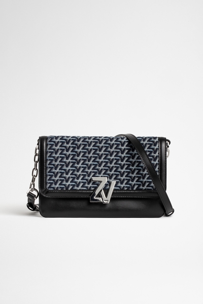 Zadig&Voltaire women's Italian leather and French jacquard