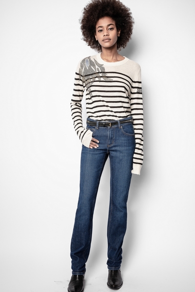 Zadig&Voltaire womens raw jeans. Due to a manufacturing