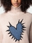 ALMA SPIKED HEART SWEATER