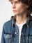 BASES DENIM HOODIE JACKET