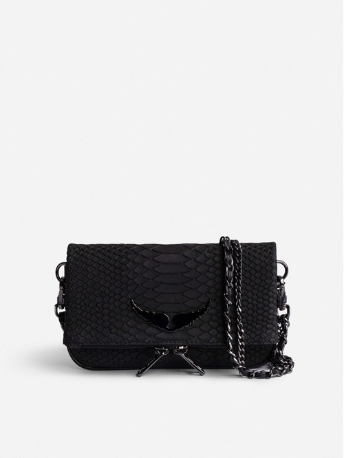 The iconic Rock clutch bag comes in a Nano version for