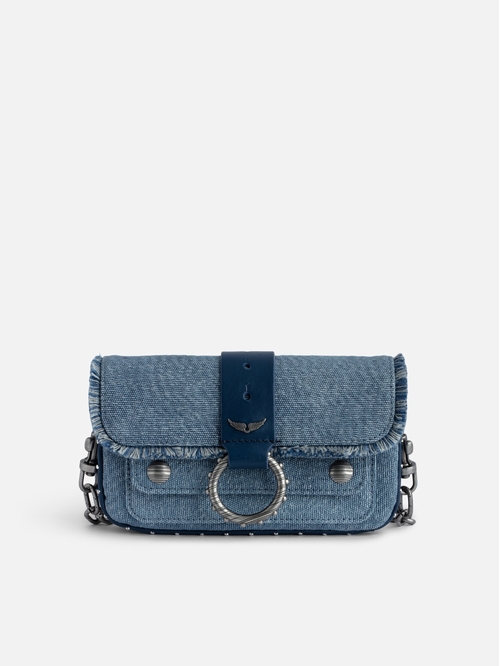 Designed by Kate Moss for Zadig&Voltaire. Glitter denim mini