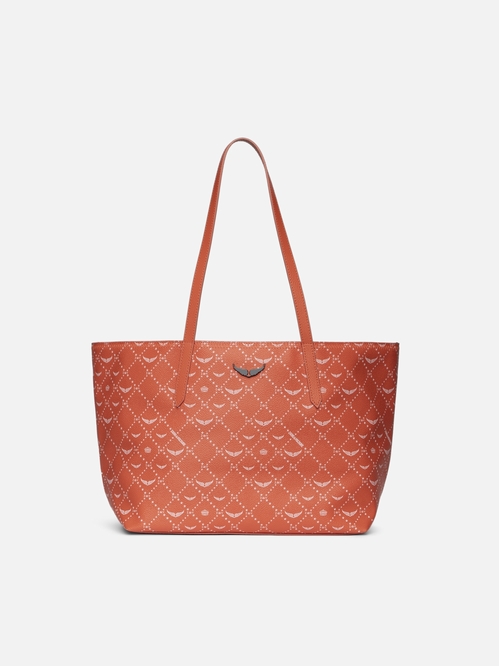Monogram canvas tote bag with signature wings.  - Z Monogram
