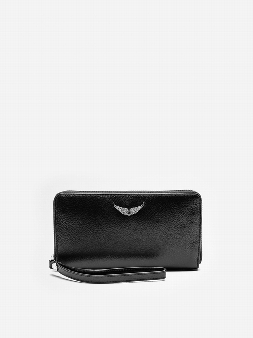 A handy wallet embellished with the Maisons iconic wings.