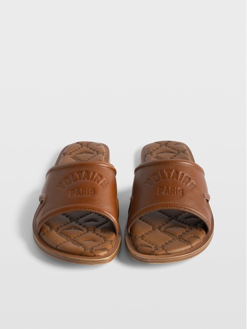 BEACH MONOGRAM MULES