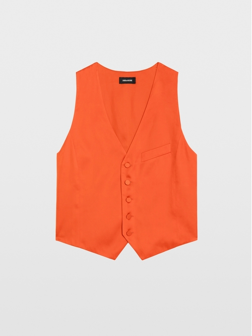 EMAUX SATIN WAISTCOAT