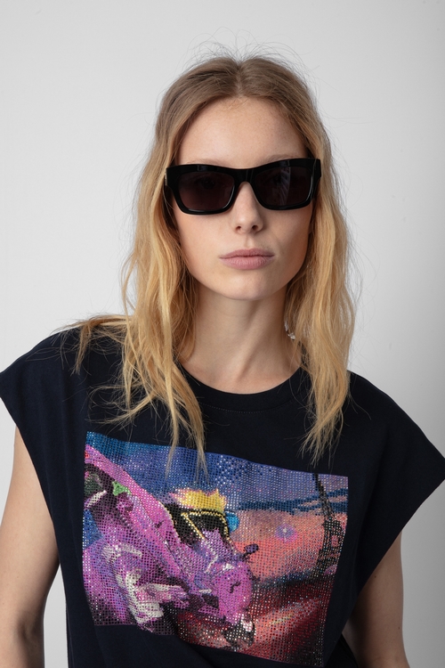 CECILIA MOON T-SHIRT ENCRE