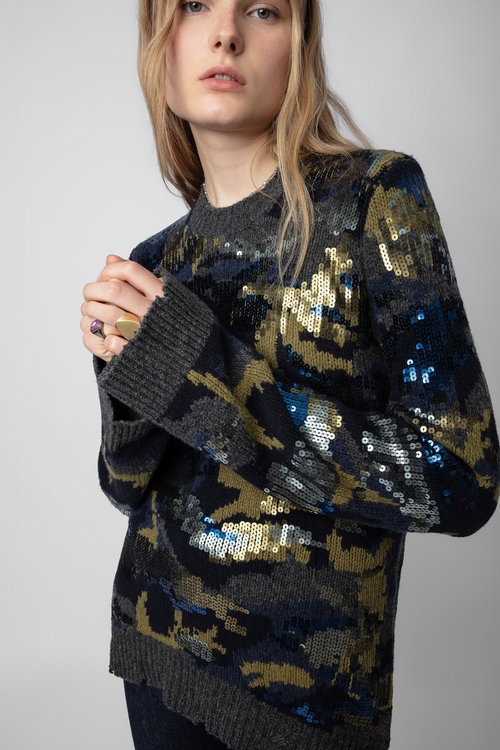 COSMY SEQUINS SWEATER