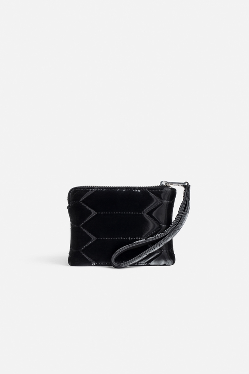 Zadig&Voltaire Mini ZV snakeskin-effect wallet