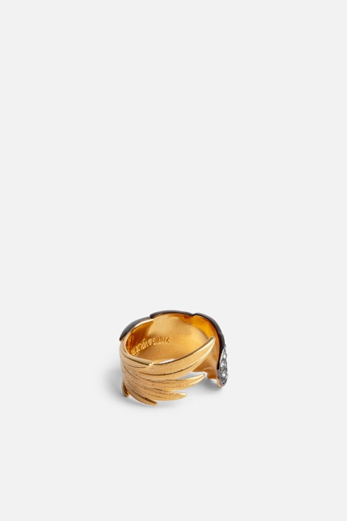 ROCK FEATHER RING