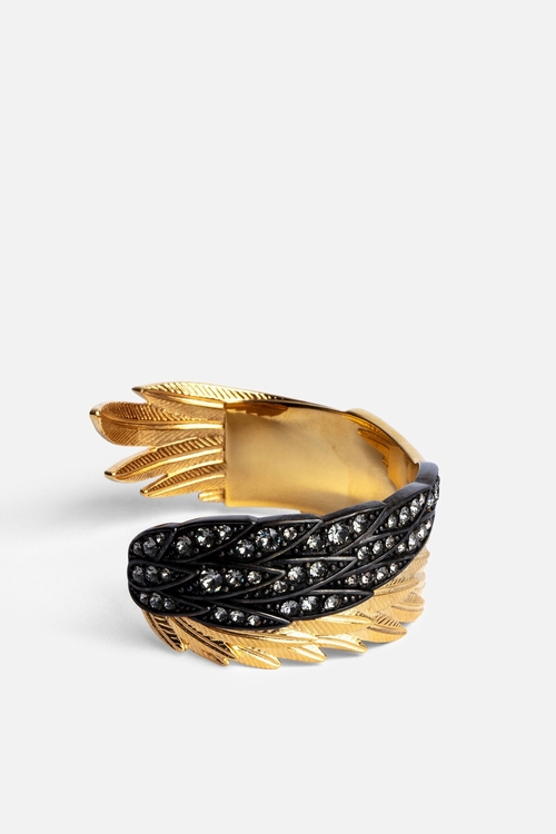 The brand's iconic wings encircle the wrist on this