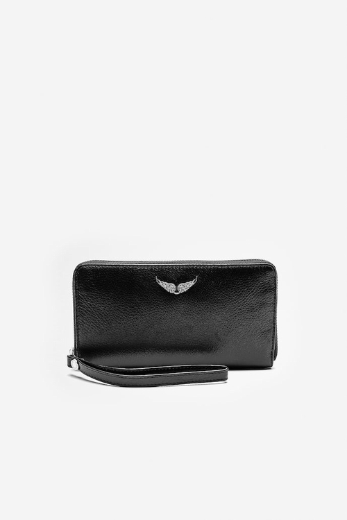 A handy wallet embellished with the Maisons iconic wings.