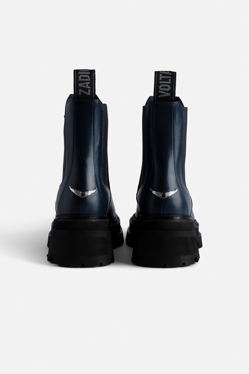 Shiny black chelsea on sale boots